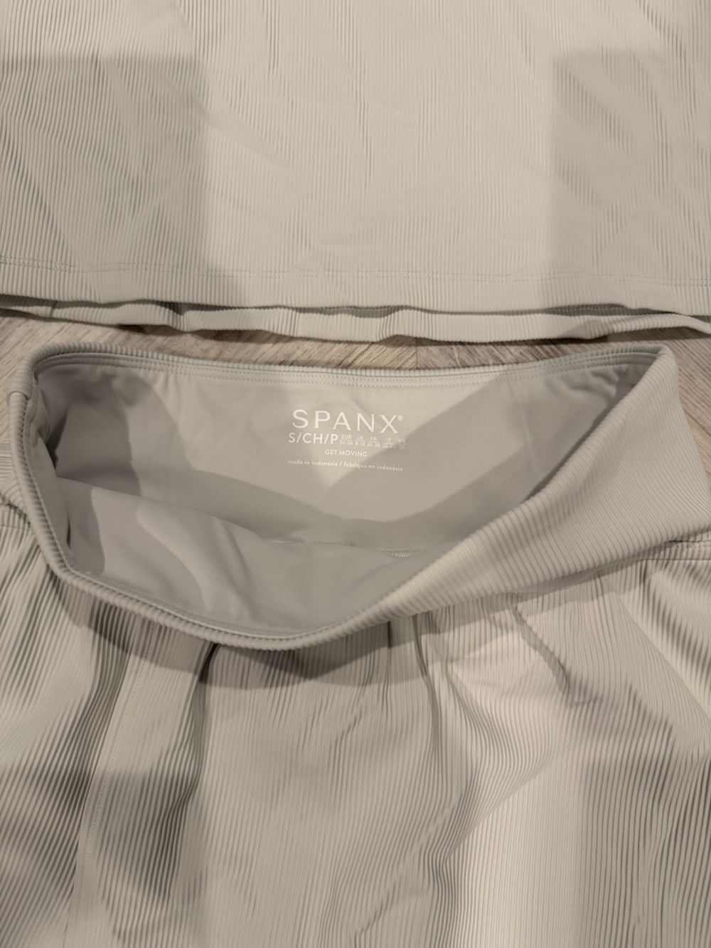 SPANX Ribbed Sleeveless Top & Skort Set | S/CH/P - Picture 2 of 2